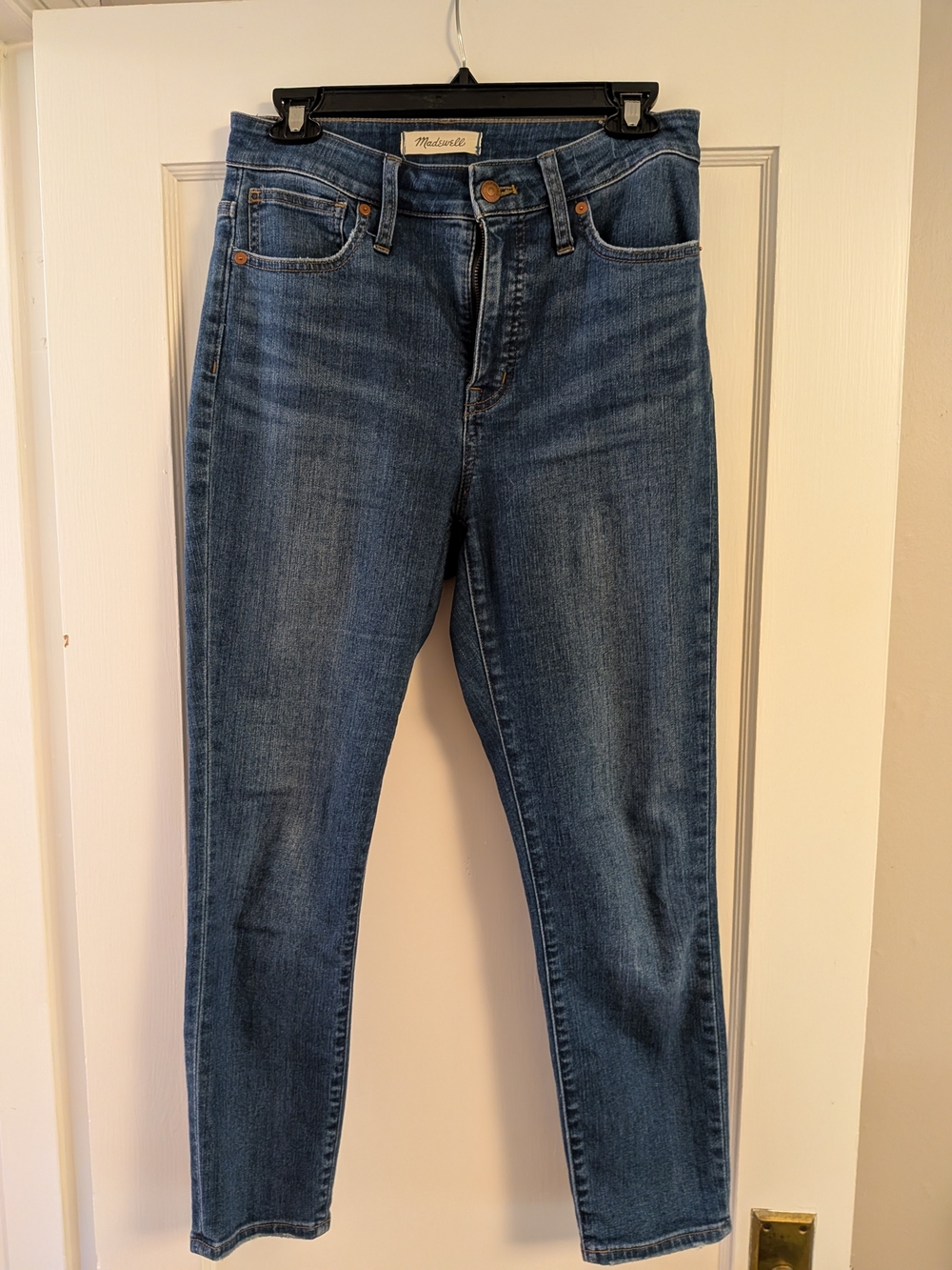 Madewell Curvy High Rise skinny Crop jeans, Size 26